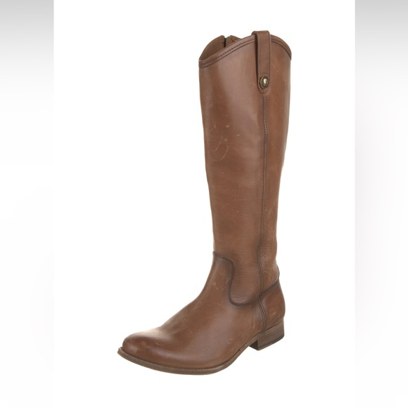 Frye leather riding boot. - Picture 2 of 5